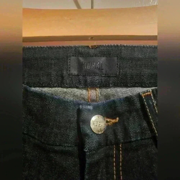 P7004 koraldark denim zip leg jeans size 26 - Picture 3 of 6